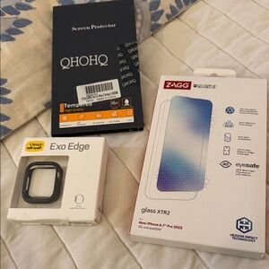 iPhone and watch accessories OtterBox Exo Edge & 12 Pro Max screen protector